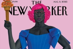 Kniha Amy Sheraldové „Transforming Liberty“ je na obálce časopisu „New Yorker“ po zrušení Smithsonova institutu