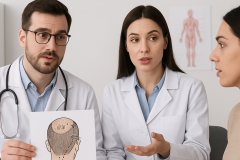 Lékařští experti vysvětlují transplantaci vlasů a proč se na ni transsexuálové staví fronty
