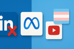 LinkedIn se připojuje k Meta a YouTube a opouští politiku zaměřenou na boj proti nenávisti vůči transsexuálům