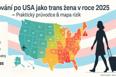 Cestování po USA jako trans žena v roce 2025: praktický průvodce a mapa rizik