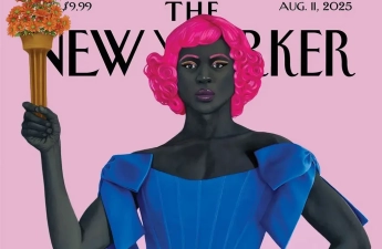 Kniha Amy Sheraldové „Transforming Liberty“ je na obálce časopisu „New Yorker“ po zrušení Smithsonova institutu