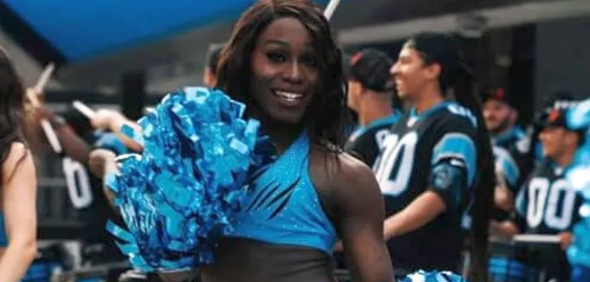 První trans roztleskávačka NFL se v této sezóně nevrátí do týmu Carolina Panthers.