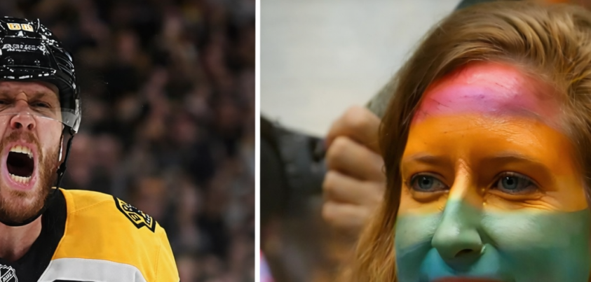 OFICIÁLNÍ OZNÁMENÍ: David Pastrňák z Bosto Bruins odmítá nosit náramek s nápisem Pride Captain – DĚKUJEME