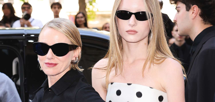 Naomi Watts a Kai Schreiber na přehlídce Balenciaga v Paříži